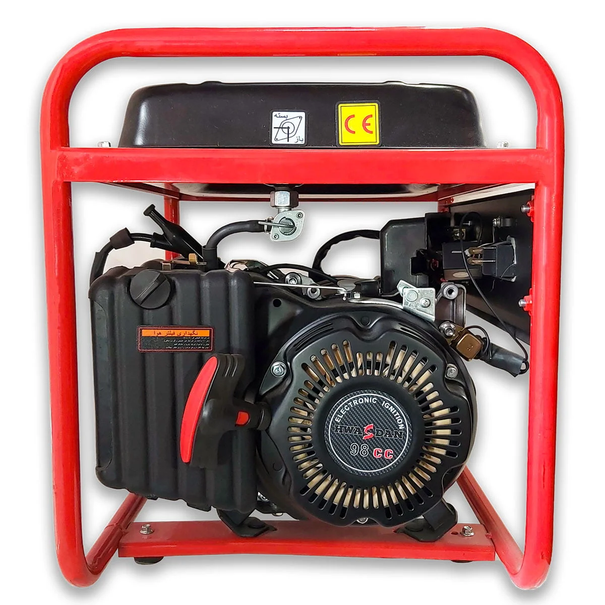موتور برق بنزینی 1500 1.5 کیلووات ۱۵۰۰ هواسدان HWASDAN هندل